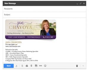 Email Stationery Sample: Jan Chavoya