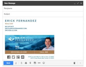 Email Stationery Sample: Erick Fernandez