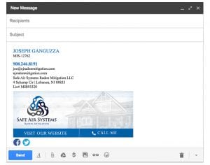 Email Stationery Sample: Joseph Ganguzza