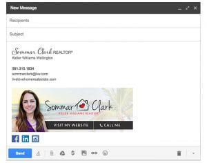 Email Stationery Sample: Sommar Clark