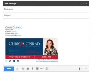 Email Stationery Sample: Chris Conrad
