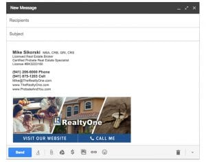 Email Stationery Sample: Mike Sikorski